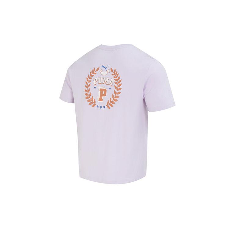 

New PUMA T Shirt Unisex Light Purple 677382-17 L