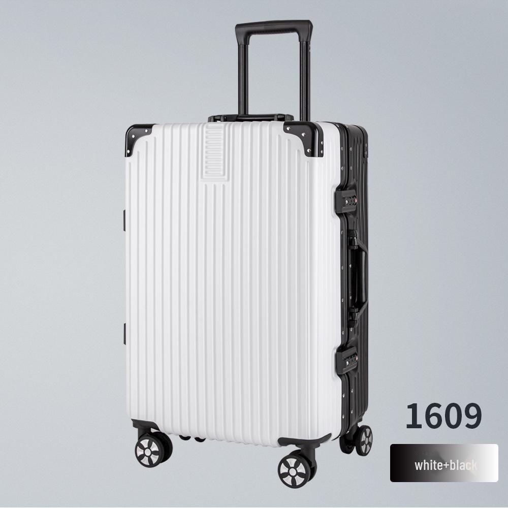 Yongsheng 20" Aluminum Frame Anti-Fall Suitcase with Universal Wheels - Stylish and Durable for Women and Students