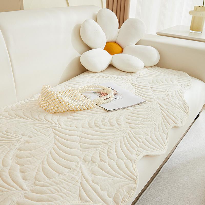 Cojín de Sofá Jacquard Chenille con Forma Universal para las Cuatro Estaciones Cubre Sofá Antideslizante Nuevo 2024 de Alto Nivel Toalla de Cubierta