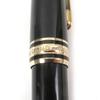 Great MONTBLANC Ballpoint Pen Meisterstck Classic Twist Type Black Gold Mens Used