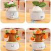 Office Cute Cartoon Green Plant Potted Plush Doll Car Meaning Holiday Gift Doll