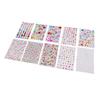 10 Sheets Rhinestone Jewel Stickers Self Adhesive Acrylic Bling Jewel Stickers Flat Back Pearls for Nail Art Scrapbooking Crafts