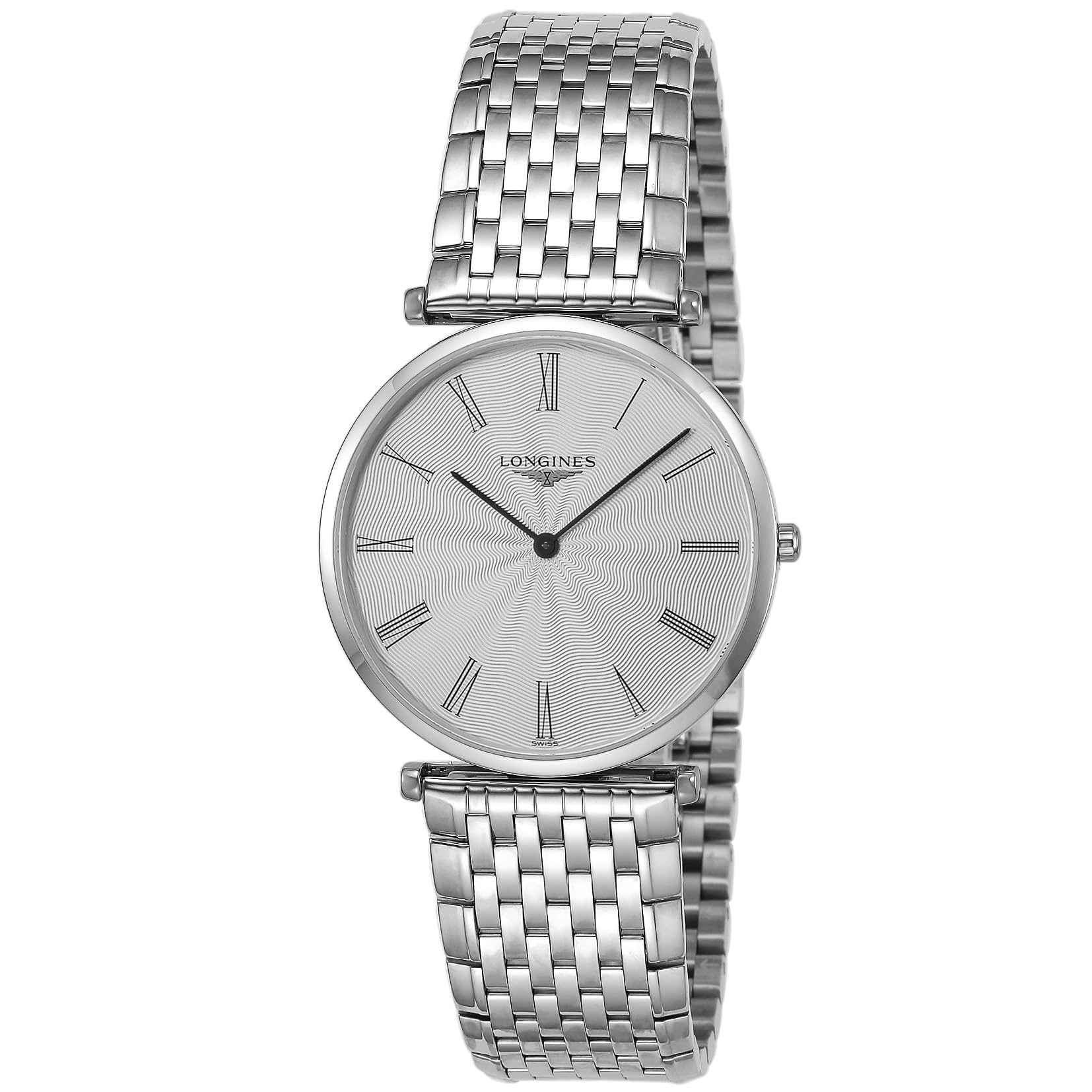 

Longines LA GRANDE CLASSIQUE Quartz Water Sapphire Silver Stainless Silver Men s Watch, Resistant, Crystal, Dial, Steel, L4.755.4.71.6 [Used]