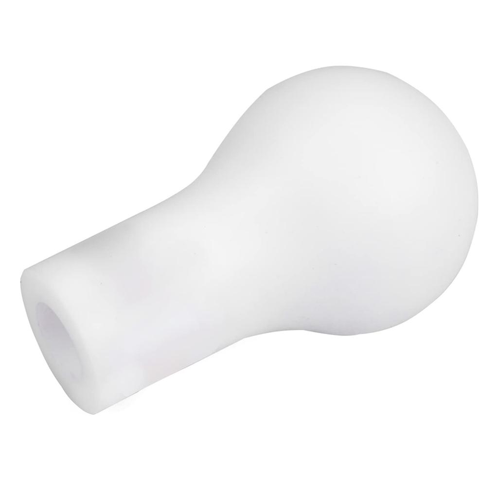 Mitsubishi Shift Knob, Gear Shift Knob, Qiilu 5 Speed Gear Shift Knob, Auto Manual Gear Shift Knob Shifter (White)