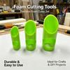 3Pcs Pipe Insulation Cutter V-Guide 45° Elbow T Joint DIY Foam Tube Mold Multi Pipe Diameters