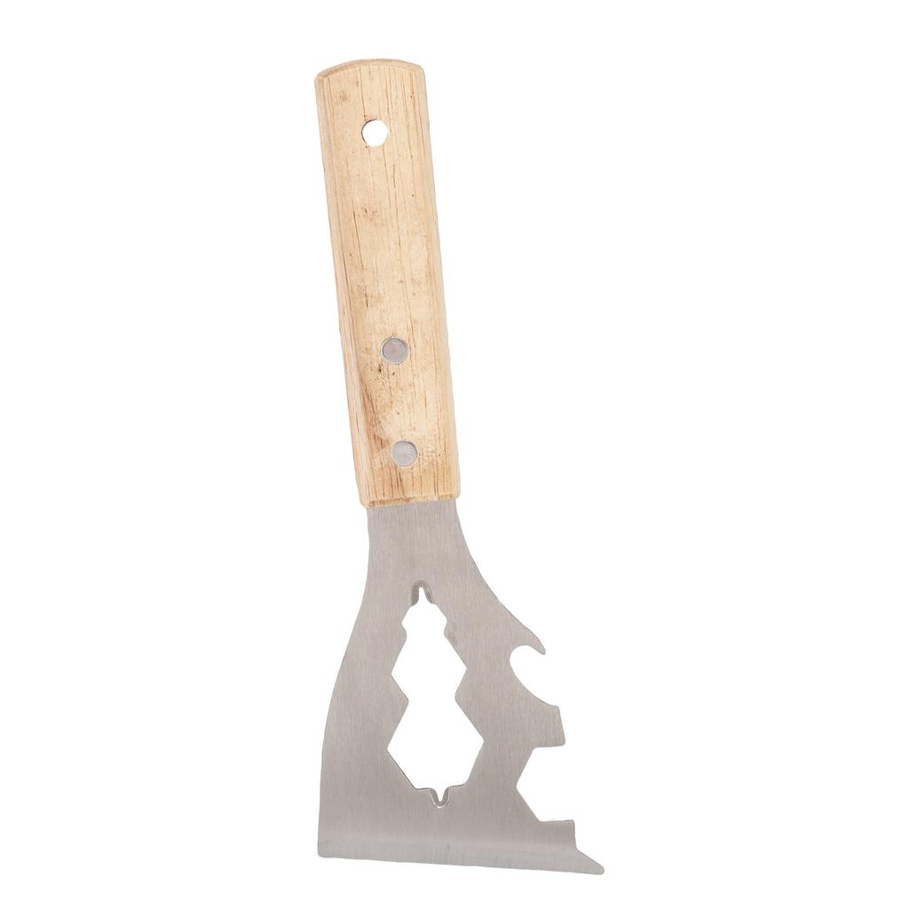 Paint Scraper 10 In 1 Design Multifunctional Ergonomic Wooden Handle Portable Metal Painting Scraper