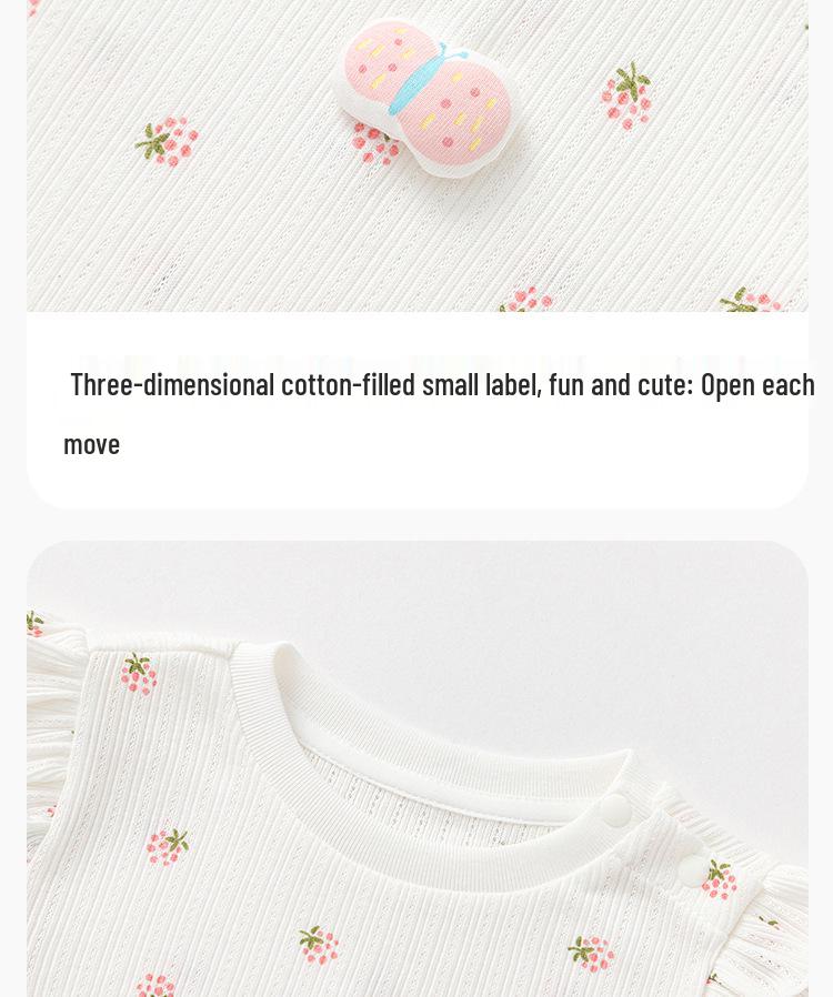 2025 Trendy Baby & Toddler Girl Short-Sleeve T-Shirt - Sweet, Fashionable Spring/Summer Wear