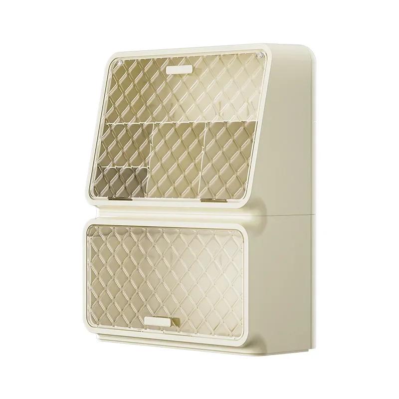 Desktop Tea Cup Storage Rack Dustproof Cup Storage Cabinet Household Kitchen Coffee Cup Mug Storage Box Office Bar Counter Shelf