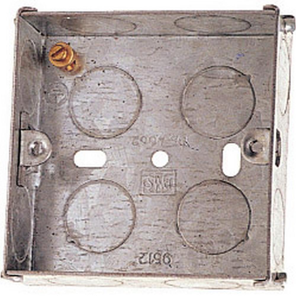 Dencon 1 Gang Metal Back Box