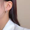 2024 High-End Oval Zircon Geometric Earrings: New Luxury Fashion Design