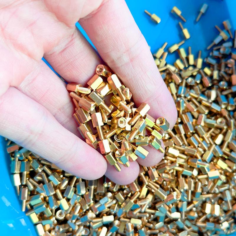 Male Female Hex Brass Standoff Spacer Kit M2M2.5 M3 M4 Brass Round Standoff with 304 Screw and Hex Nut pcb motherboard standoff
