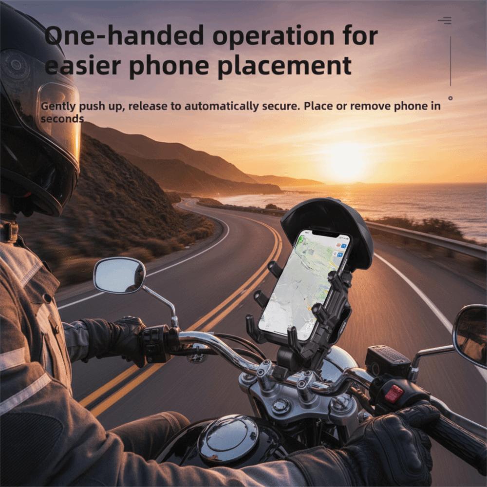 Sunshade Motorcycle Phone Holder Rotatable Universal Phone Stand  Motorcycle Riding