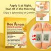 RB Global New Bee Venom Foot Patche Stress Relief Detox Patch Solution Ginger Belly Drainage Lymphatic Drainage, Cleansing Toxin Remover Foot Pads