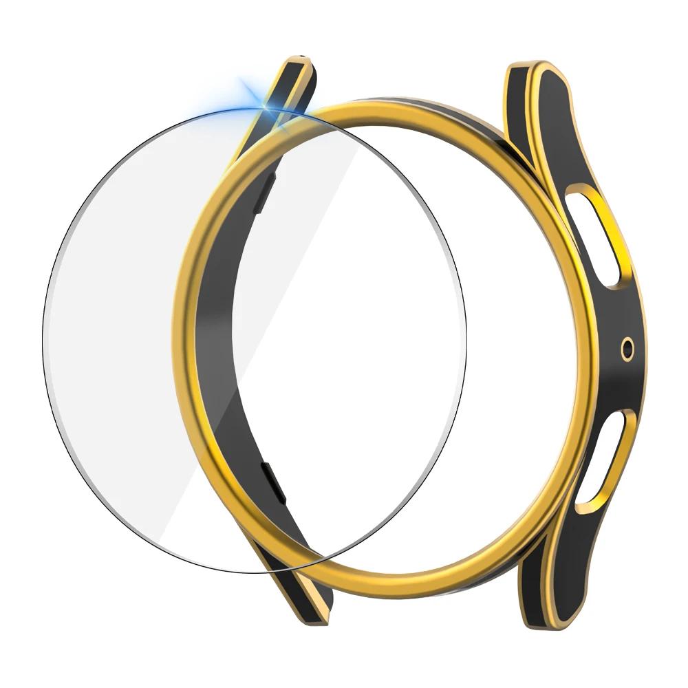 Cover for Samsung Galaxy Watch 5 Pro 45mm PC Protective Bumper Screen Protector for Galaxy Watch 4/5 40mm 44mm Protector Case