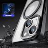 Protective Case for iPhone 15 - BOOLING - Reinforced Shockproof - Black - Rotating Magnetic Stand - Rigid