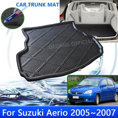For Suzuki Liana 2007 Aerio Baleno Sedan Htach 2005 2006 Part Trunk Mat High Temperature Resistant Storage Carpet Accessories 1x