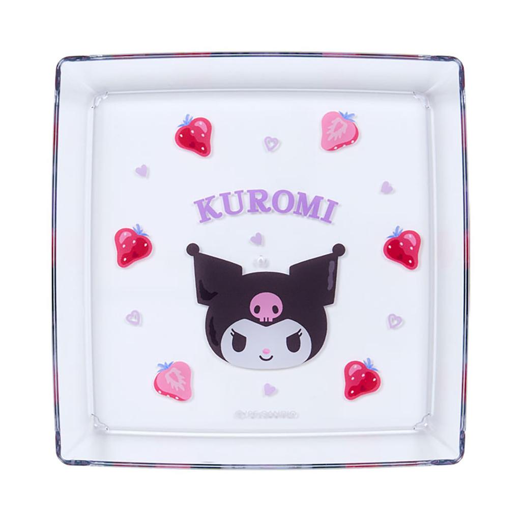 Sanrio Kuromi Square AS 313629 Plate, Resin, Dish, Tableware,