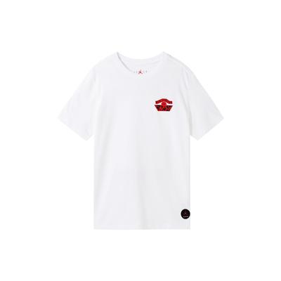 Character Oil Painting Print Short-Sleeve Crew Neck T-Shirt Women Tops White DO9806-100