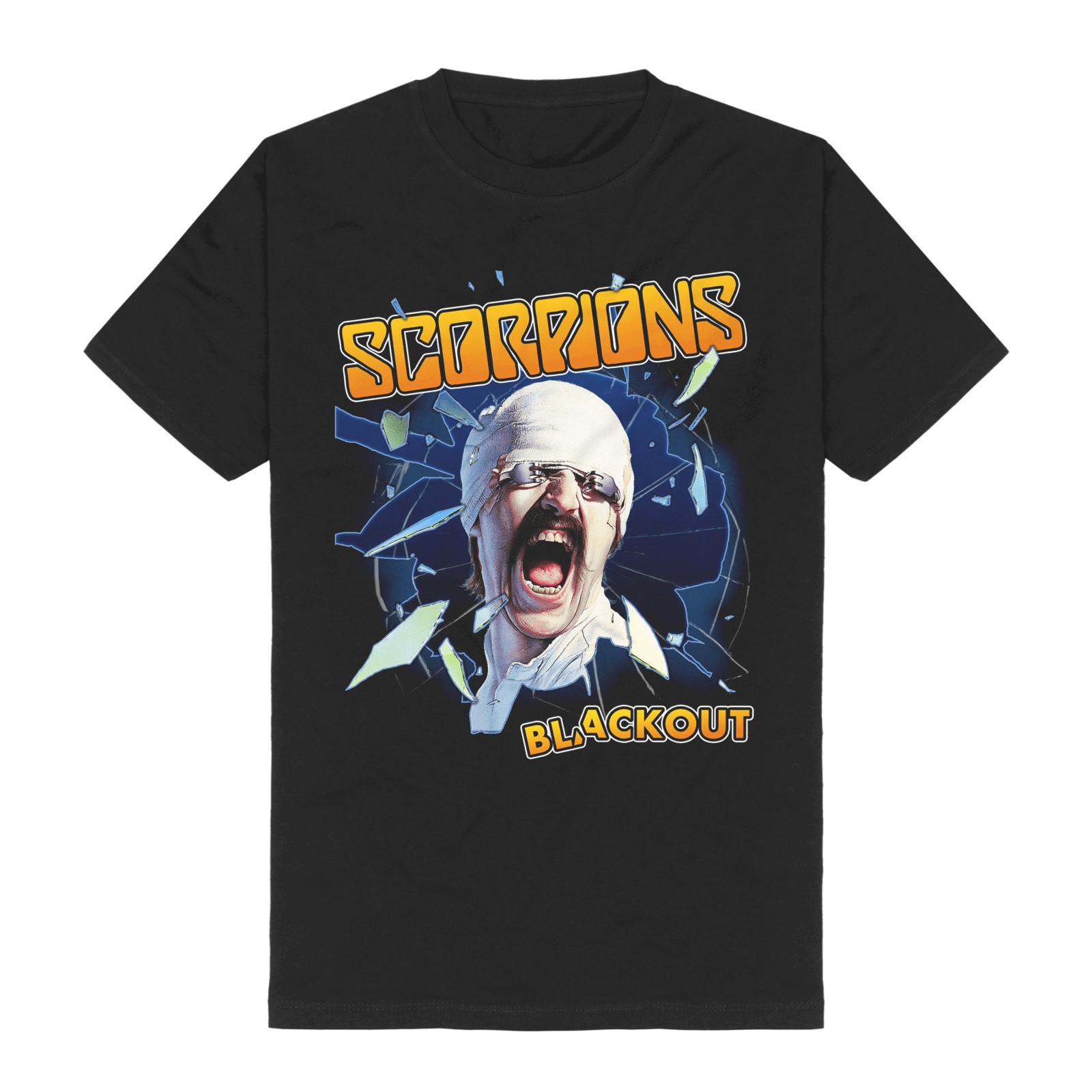 Scorpions Blackout Official Merchandise T-shirt MLXL New S