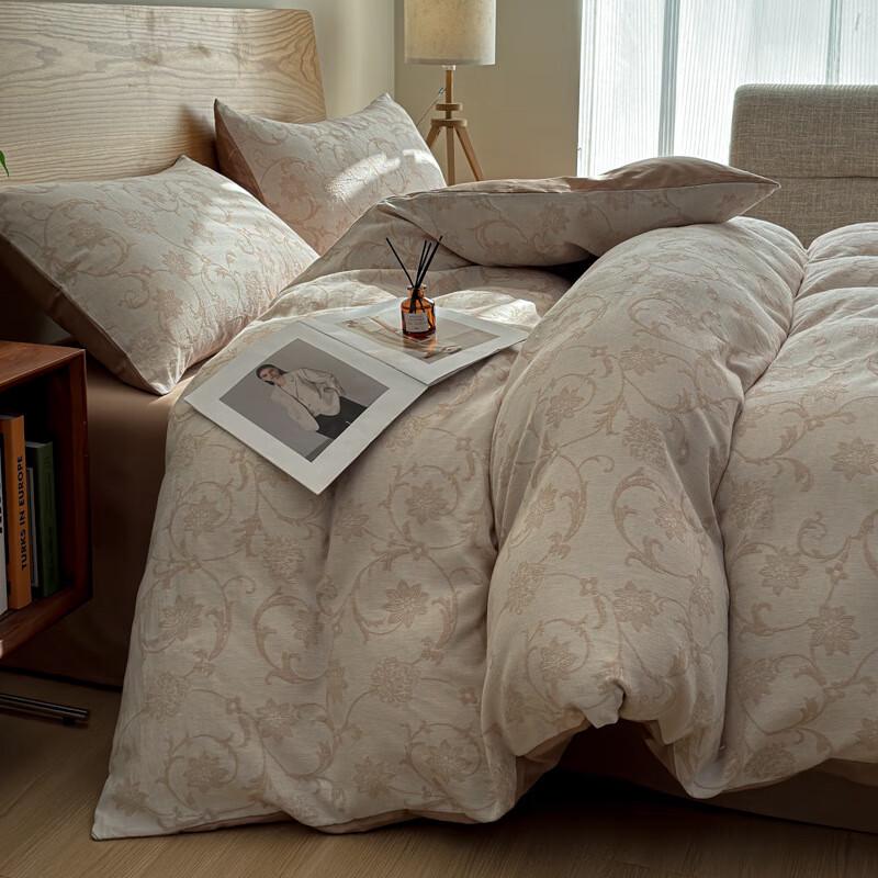 INS Style Cotton Jacquard Bedding Set
