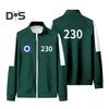 230 001 007 Tracksuit Cosplay Costume Korean Unisex Jacket Short Sleeve Top Jogging Pants 3 Piece Track Suit Set Masquerade Party Outfit