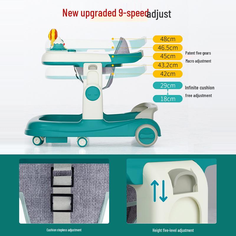 Multi-Functional Baby Walker: Anti-Tip, O-Leg Prevention, Children's Toy Bicycle