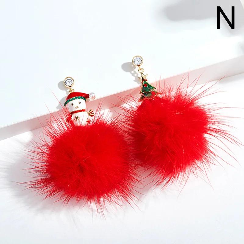 Trendy Statement Kerstboom Oorbellen Voor Vrouwen Kerstman Sneeuwpop Drop Dangle Oorbellen Sieraden Kerstcadeaus