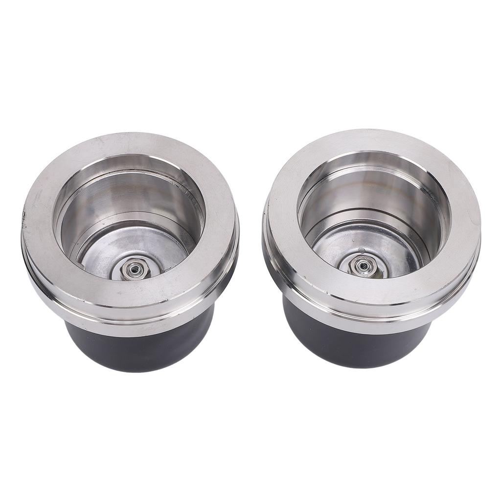 2Pcs Boat Trailer Bearing Protectors with Covers 2.717in Diameter Stainless Steel Wheel Center Grease Cover