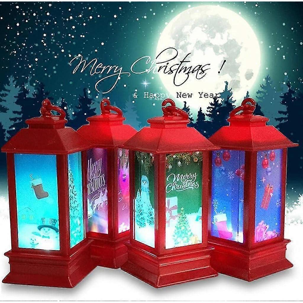 Small festive lantern for Christmas tree