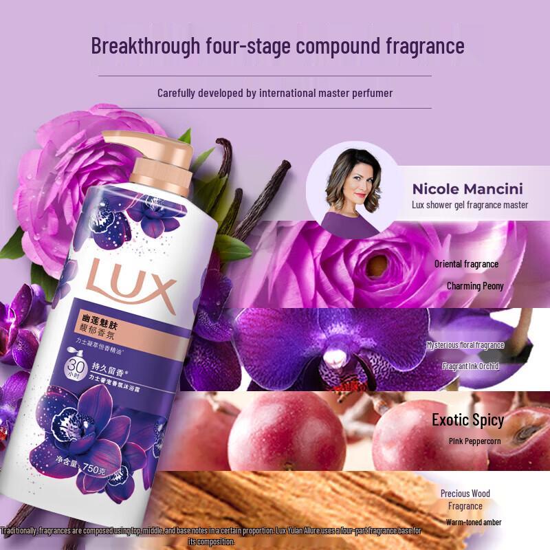Lux Enchanting Water Lily Shower Gel Set