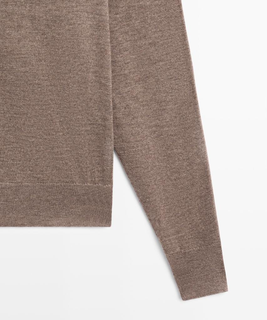 Masimodutti Wool Blend Fine Knit Sweater