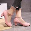Spring Autumn New Suede Women's Shoes Fashion buckle antislip footwear Shallow mouth Comfort Single shoes Ladies casual pumps