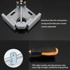 [Adjustable Right Angle Clamp] 1pc Durable Aluminum Alloy Adjustable Right Angle Clamp - 90 Degree Corner Clamp with Swing Jaw for Woodworking