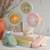 Mini Clip-on Desk Fan with Flexible Neck 360 Degree Adjustable USB Rechargeable Summer Cooling Fan Portable Outdoor Travel Small Personal Fan
