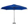 VidaXL Cantilever Garden Parasol with Aluminum Pole, Patio Sunshade, Sun Shelter, Terrace Umbrella 46989