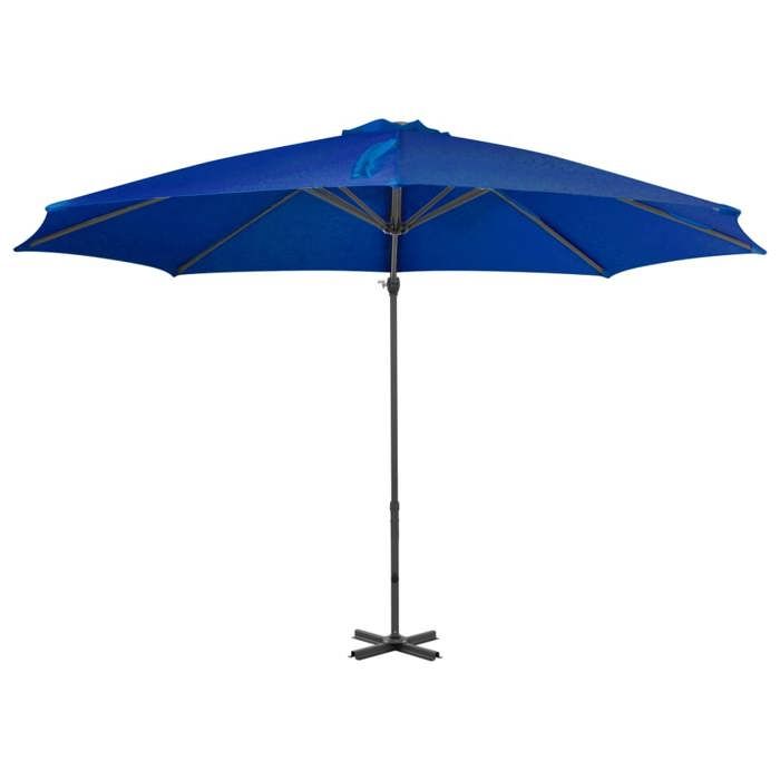 VidaXL Cantilever Garden Parasol with Aluminum Pole, Patio Sunshade, Sun Shelter, Terrace Umbrella 46989