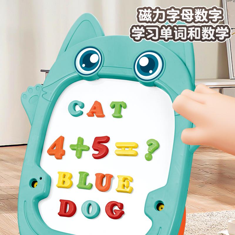 Smart Cat Children'S Household Oversized Magnetic Black And White Painting Stand Graffiti Writing Board Science And Education Educational Toys
