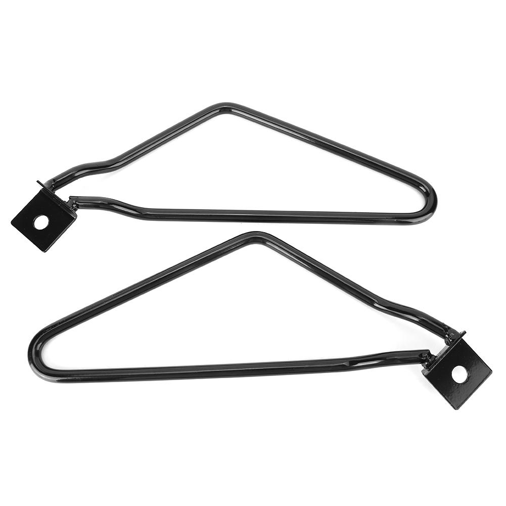 Universal Motorcycle Iron Saddlebag Mount Brackets Support Accessories