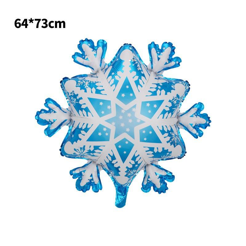 Snowflake Aluminum Film Balloon Winter Ice And Snow Festival Mini Snowflake Ice Princess Birthday Party Balloon