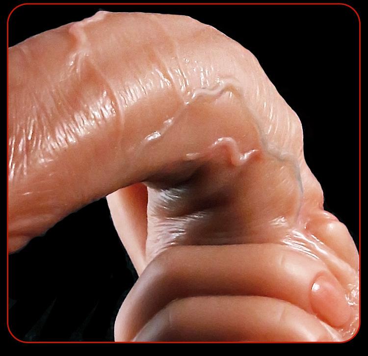 Long Love Soft Silicone Irregular Penis Female Masturbator - Erotic Adult Toy