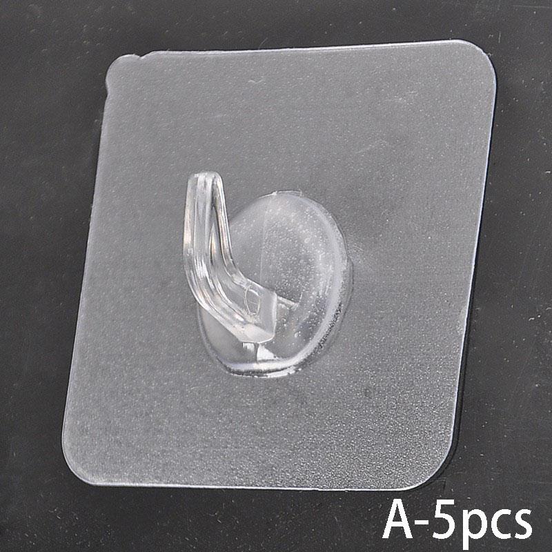 

5-50 шт. настенных крючков, прозрачных, прочных, самоклеящихся, для ключей, полотенец, настенных вешалок, для кухни, ванной комнаты, аксессуаров, крючков