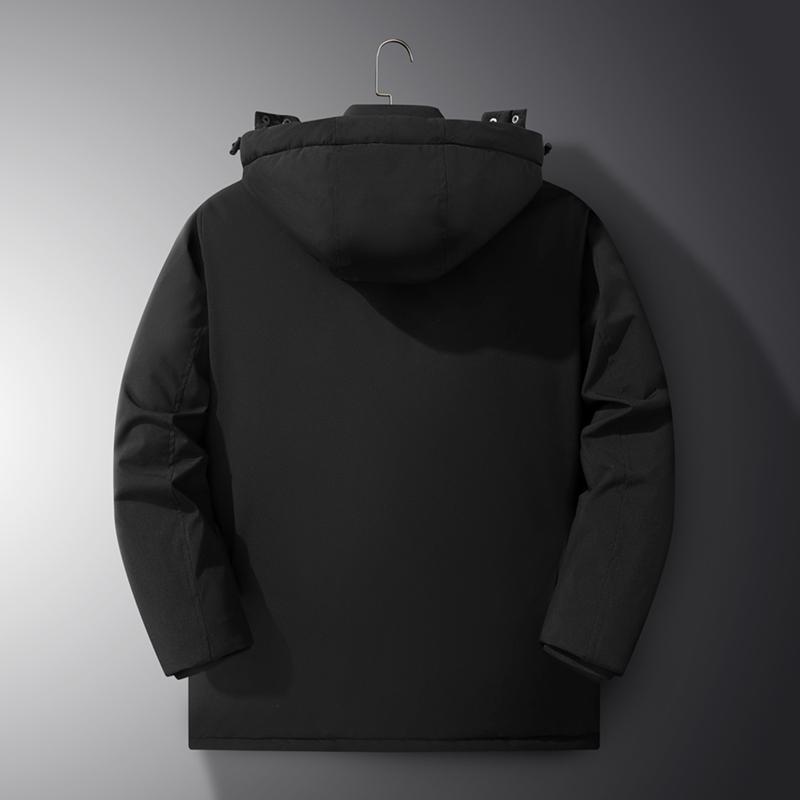 Winter High Quality Thickened Cotton Warm Hooded Cotton Jacket For Men Loose Sports Windproof Oversized Jacket