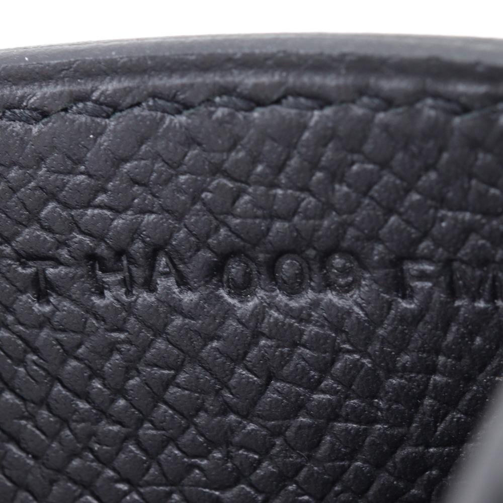 HERMES Sac Adepeche 38 Business bag black/SilverHardware Epsom mens Used