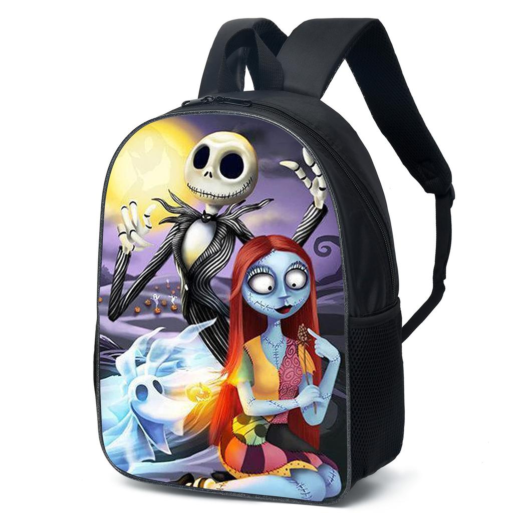 Christmas Eve Horror Thenightmarebeforechristmas Primary And Secondary School School Bags Men'S And Women'S Backpacks