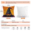 Halloween Theme Cushion Pillowcase Printed Polyester 45X45Cm Throw Pillowcover Decorative Sofa Cushion Pillowslip Home Decor
