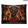 Tapestry Motorhead Estetyczna Dekoracja Ścienna Drukowany Materiał Koc Dekoracyjne Tapiserie do Sypialni Salonu Wystrój Domu