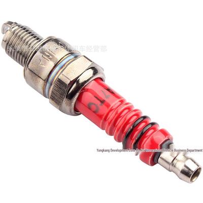 GY6 50-110/150CC A7TC Red Spark Plug for Off-road Motorcycles, ATVs, and Buggies