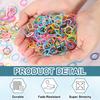 uxcell 600 Loom Rubber Band Kit with 25 and 1 Hook for Knitting DIY Handcraft Rubber Band Refill Bracelet Making Pink S-Clips Gifts, Kit,