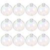 12Pcs Shimmering Iridescent Ball Christmas Decoration Xmas Tree Ornament Hanging Party Decor Festive Holiday Ornament Set