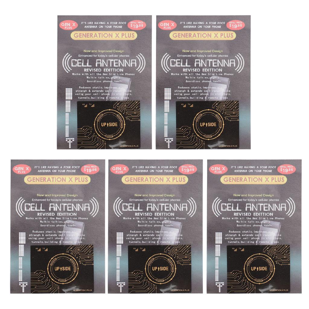 5pcs Mobile Phone Signal Enhancement Stickers Signal Antenna Booster Stickers For Elevators